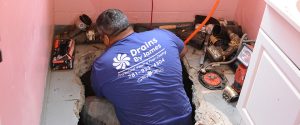 Technician Repairing Drain Wilmington, MA