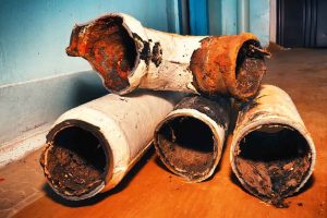 old pipes in Wilmington, MA