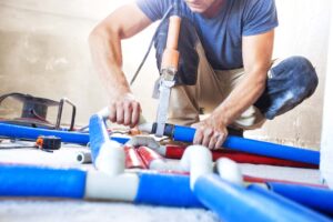 plumbing and pipes in a house
