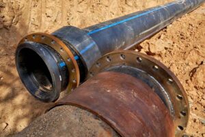 Drains By James technician working on a CIPP lining project/ working on a pipe lining project